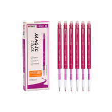 0.38mm Purple ink Neutral pen Hot Erasable Gel ink Pen For Student Writing supplies